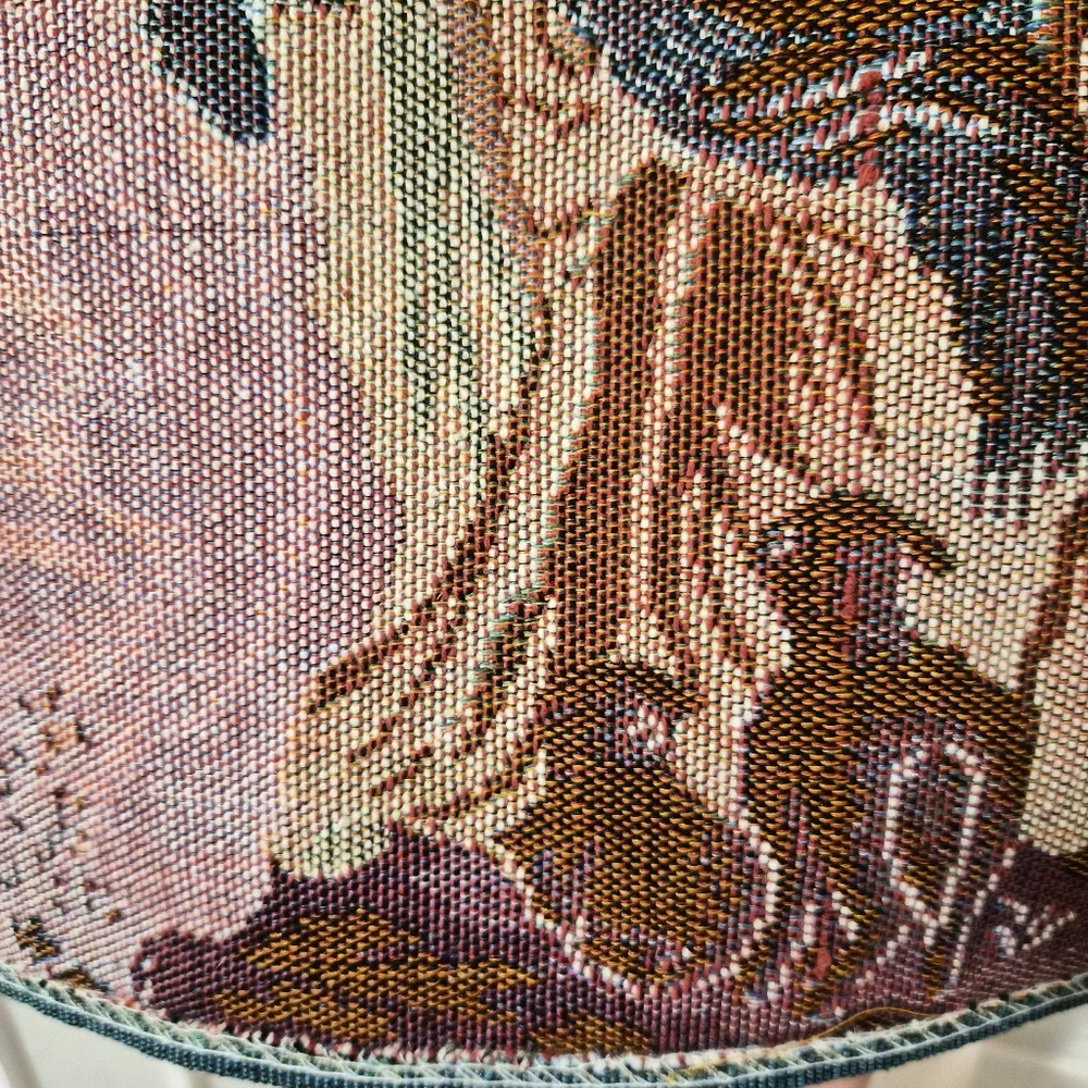 Vintage Nativity Scene Tapestry Placemat Set 4